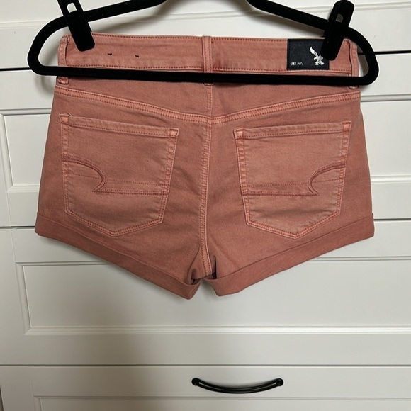 American Eagle Jean Shorts - Pink  - Size 6 - Picture 2 of 2